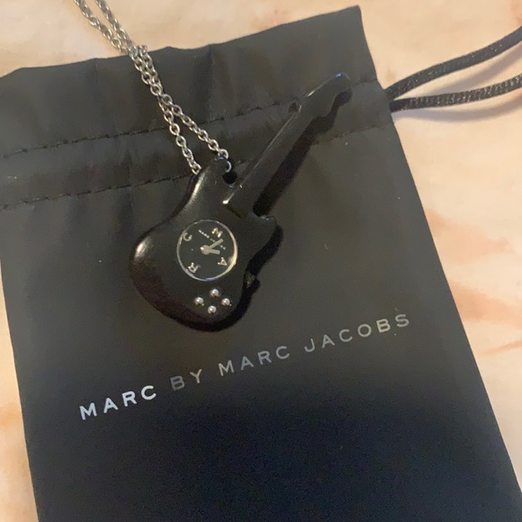 Marc By Marc Jacobs Accessories - Marc by Marc Jacobs Black Guitar Watch Necklace